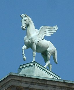 Socha Pegasa na streche